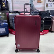 Nuport 前開式系列PC箱  前開式行李箱 時尚大方 輕量耐磨 防刮紋路 滑順飛機輪（紅色）大箱28吋