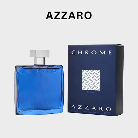 Azzaro Chrome men Parfum Spray 100ml Aromatic citrus notes Original long-lasting fragrance