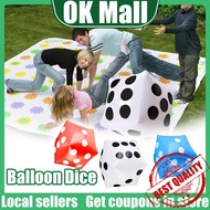 Inflatable Dice/30cmX30cm/Bar Inflatable Dice Party Game Toys/Fun Large Dice/Entertainment inflate A