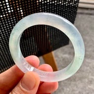 冰種翡翠天然翡翠玉鐲 A玉手鐲玉鈪 • 冰種飄花翡翠福鐲
