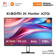Xiaomi 2K Monitor A27Qi 27 Inch 2K QHD IPS 100Hz Low Blue Light Slim 100% sRGB (3 Years Warranty)