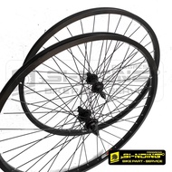 Wheelset 26 Inch MTB Bike Federal Etrto 559 Rims Alloy Araya VP21 Black Single Wall Hole 36 Hole HFH