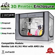 3D Printer Enclosure for Bambu Lab A1 Combo,Fireproof&Dustproof,Noise Reduction,Constant Temperature