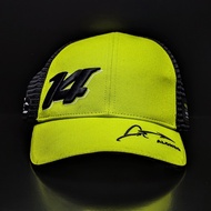 Kimoa Aston Martin F1 Lime Driver Cap - Fernando Alonso - F1 Apparel
