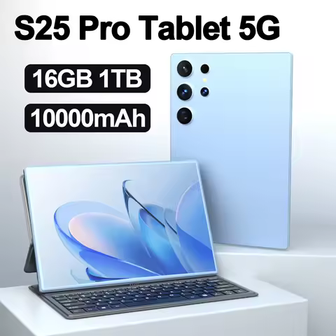 Brand New S25 Pro Tablet 10.1 inch Android 14 Snapdragon 8gen2 Global 16GB+1024GB 10000mah 5G Dual S