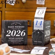 KATAKAN Journal GO 365pcs, Japanese Style Daily Life Design Washi Tape Stickers, Creative One-a-day 