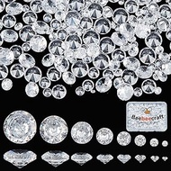 Beebeecraft 1 Box 400Pcs A Cubic Zirconia Stone Grade 8 Size Pointed Back Cabochons for Ring Earring Bracelet Art Jewelry Making