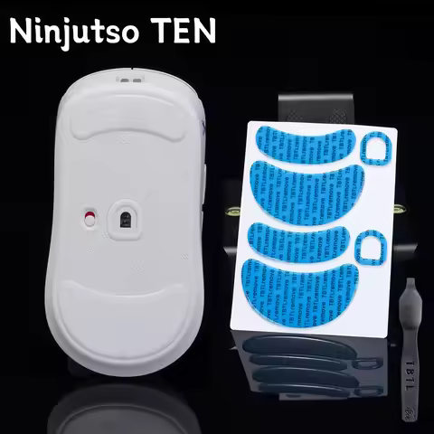 BTL Mouse Feet Skates For Ninjutso TEN AIR Mouse Wireless mouse PTFE Replacement Glide Feet Pads Mou