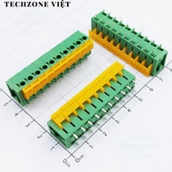KF142-5.08-10-V Terminal Block 10 Vertical Wire Plug Contacts 5.08mm 250V 10A TechZone Viet