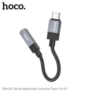 Hoco UPA32C audio converter with Type-C to 3.5mm pin, compact design, 15cm long cord