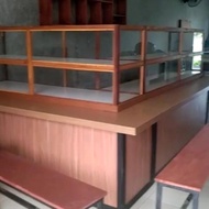 Paket Meja Warteg + Etalase/Paket Usaha Warteg/Meja Warteg+Etalase
