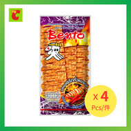 BENTO 魷魚鱈魚脆片 - 烤辣椒味 18g X4件