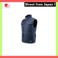 [Makita] Rechargeable Fan Vest (Denim Style/Cotton-Polyester Blend) FV215DZ (LL) Navy【Japan Original