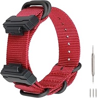 Strap Compatible with Casio G-Shock, Men Nylon Replacement Watch Band for G-Shock DW5600/GWM5610/DW6900/DW9052/GW100/GA100/GD120/GA400