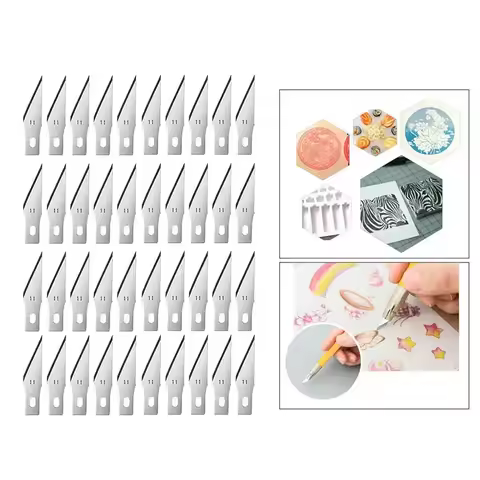 For X-Acto Exacto 11# 50/100pcs SK-5 Carving Knife Wood Cutter Knifes Paper Cut Handicraft Carving B