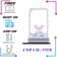 For Samsung Glaxy Z Flip 4 5G F721 Sim Tray Sim Card Tray Sim Adapter Sim Slot Sim Holder Sim Tray C