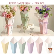 POISE BOX - instant flower box tall flower box bloombox florist bouquet flower box