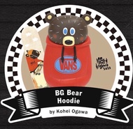 【收】小川耕平（Kohei Ogawa）BG Bear Hoodie公仔Vans 熊仔vans滑板how2work