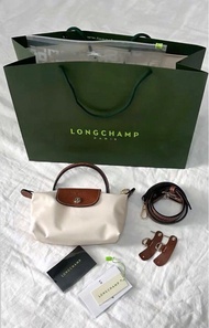 100% Authentic 🇫🇷 Longchamp Le Pliage Cuir Mini Bag