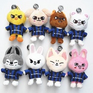 keychain plushie 新年礼品 Loket rantai kunci Straykids Fang Can Li Longfu Felix KARMA SKZOO boneka berpa