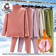 2024 thermal underwear Suit women Winter Dralon Long Johns femme 2 pieces set lange onderbroek