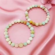 Gelang Batu Amazonite Asli ( Ketenangan - Keseimbangan Emosi ) Natural Amazonite Stone Bracelet