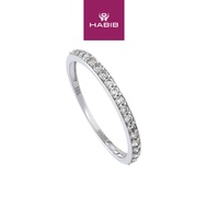 HABIB Diamond Ring in 585/14K White Gold 268461223