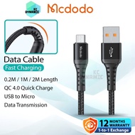 Mcdodo CA-228 Data Cable QC4.0 Quick Charging Cable USB Micro Cable Mcdodo CA-2280 Mcdodo CA-2281 CA