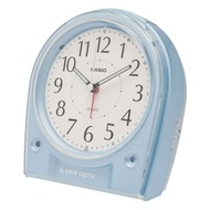 CASIO 100% Japan Official () Alarm clock, electric wave, analog, wave scepter, white, light blue 14.