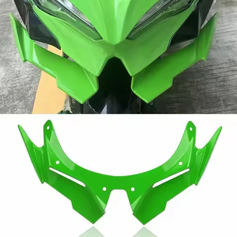Motorcycle Front Fairing Aerodynamic Winglets Cover Protection Guards For ZX-4R ZX-4RR ZX4R ZX4RR ZX