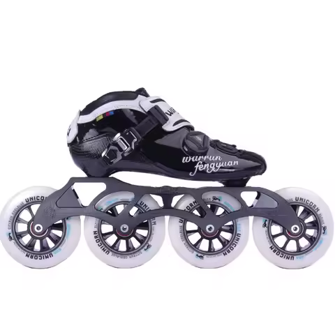 4 Wheel Speed Skating Skates Fast Delivery in Store Ready To Transport Straight Line Speed Skating S