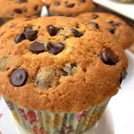 Muffin coklat chip .Homemade .Tiada bahan pengawet.