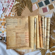[DAYOKEU] A5 Scrapbook Paper/Vintage Paper/PaperJournaling/Bookpaper Texture/Paper Texture Paper A5 