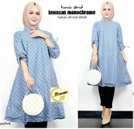 Tunik Terbaru 2023 / Baju Batik Wanita / Tunik Batik / Batik Wanita Lengan Panjang / Batik Pekalonga