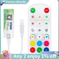 E7-SP668E for WS2811 for WS2812B SPI RGB LED Controller 600 IC BT APP 2.4G  Remote for DIY Dynamic E