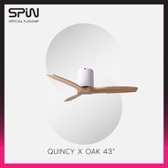 SPIN Quincy Timber Series (OAK Blades) 3 Blades (43inch / 52inch / 60inch) Ceiling Fan
