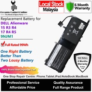 DELL Laptop Battery 9NJM1 99Wh for Dell Alienware 15 R3 R4 Dell Alienware 17 R4 R5