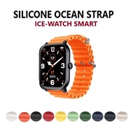 Silicone Ocean Strap Band for Smart Watch ICE-Watch ICE Smart One, Smart Two, Smart Junior