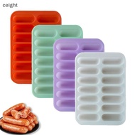 [ceight] 14 Form Cute Silicone Baking Mold Non-sti Eclair Hot Dog Sausage Cake Mould TH