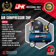 JR Kawasaki JAPAN Industrial Direct Couple Air Compressor 2.0HP JRKDC2HP/24L + FREEBIES