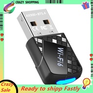 AX900 USB  6 Adapter 900Mbps  5.4 2 in 1 USB Dongle 2.4G 5G Wireless WLAN Receiver for Win10&Win11