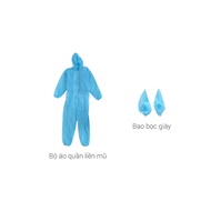 Epidemic prevention protective suit, epidemic prevention clothing / Blue epidemic prevention protect