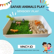 Sensory Media Sensory Play Toys for Children Safari Animals Play