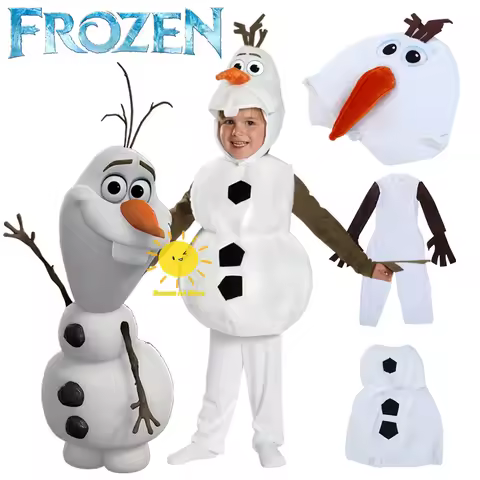 Beast Kingdom Olaf Cosplay Frozen Cosplay Costumes Bodysuit Coat Mask Olaf Suits Christmas Props Hal