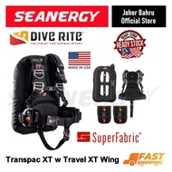 DIVE RITE Transpac XT Travel XT Harness and Wing BCD BC for Scuba Diving