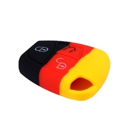 Suitable for Mercedes-Benz Benz S450 Smart 3-Button Key Case E-Class Key Case S500 Class Three-Color
