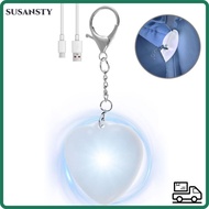 SUSANSTY Purse Glow Light, Heart Pattern Portable Handbag Light, Creative Gift Smart Touch Activatio