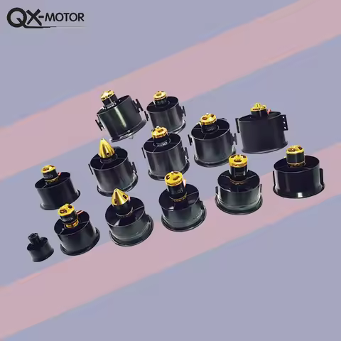 Ducted Fan 30mm 50mm 64mm 70mm 90mm EDF for Jet Plane with brushless Motor