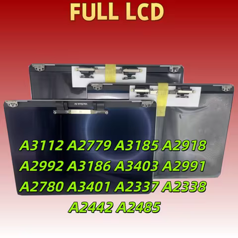 New LCD Screen Display Assembly Compatible with A2338 A2485 A2442 A2337 A3112 A2779 A3185 A2918 A299