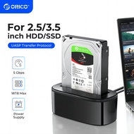 {Shirelle Electronic Accessories] Orico HDD Docking Station Harddisk Docking Station Hard Drive Docking USB3.0 HDD And SSD Hard Drive(6218US3)